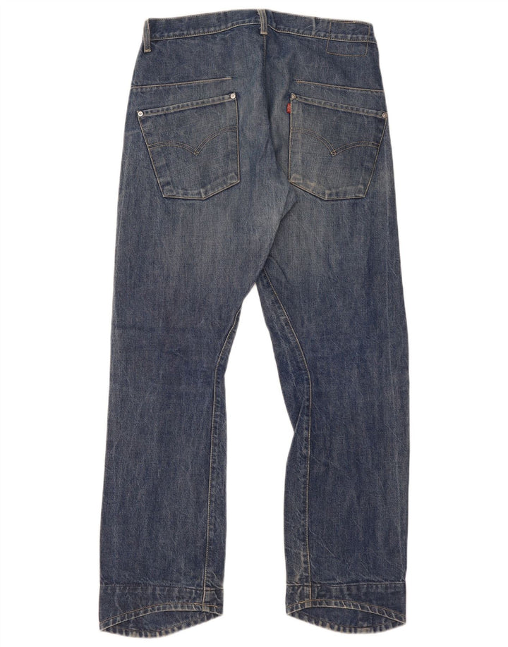 Levi's muške ravne traperice W33 L32 plavi pamuk