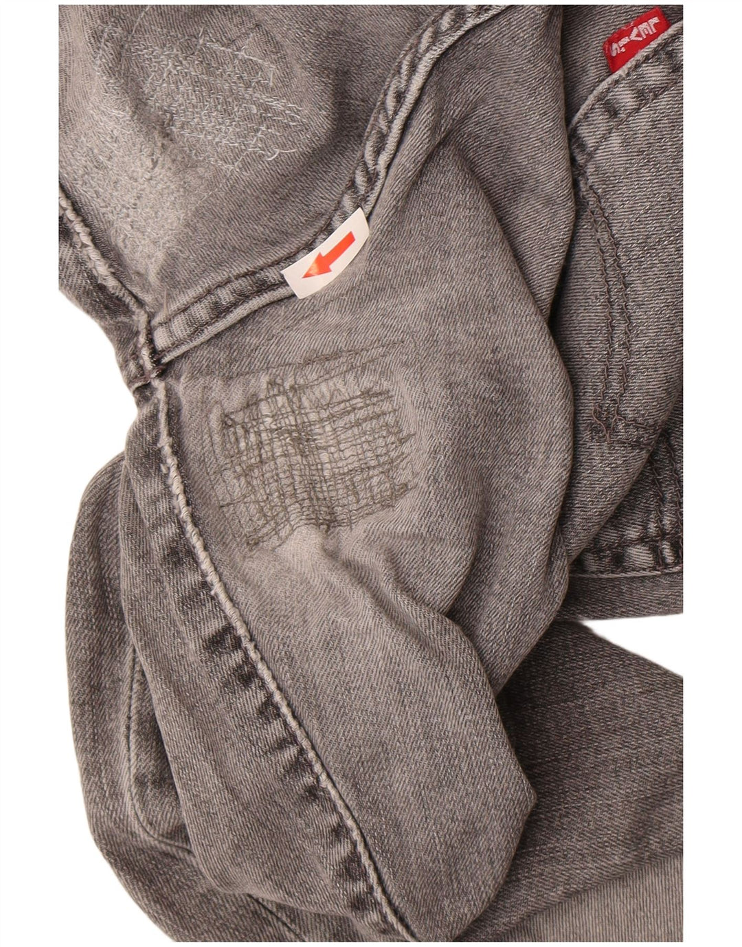 Levi's muške uske traperice W32 L32 sivi pamuk