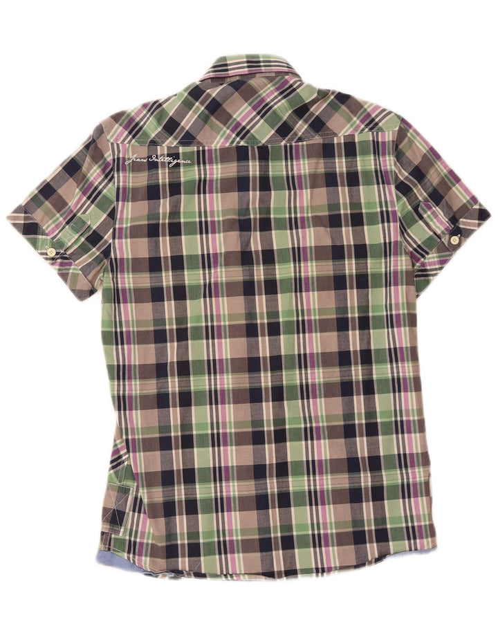JACK & JONES muška košulja kratkih rukava srednje šarene kare