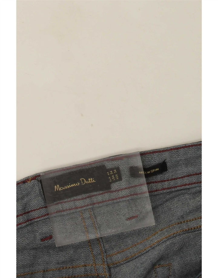 Ženske ravne traperice Massimo Dutti EU 44 Large W34 L29 tamnoplave