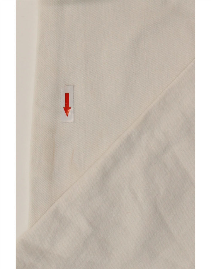 Zara ženske lepršave traperice EU 36 XS W26 L32 Bijele