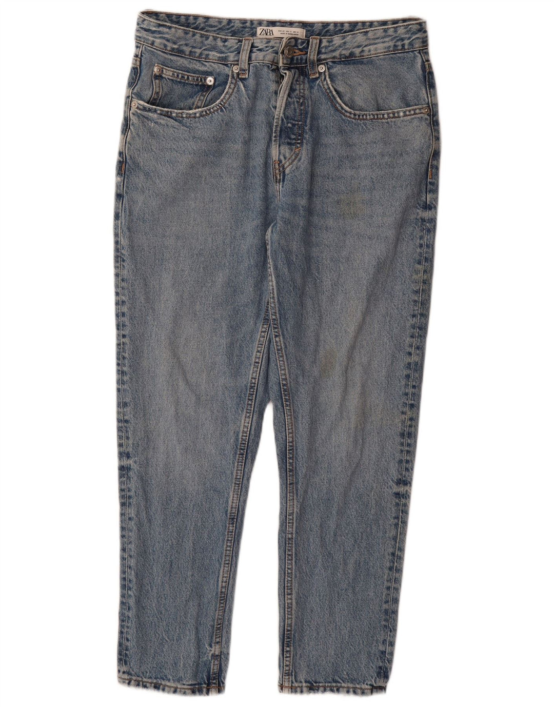 ZARA Mens Slim Jeans EU 40 Medium W31 L27 Blue Cotton