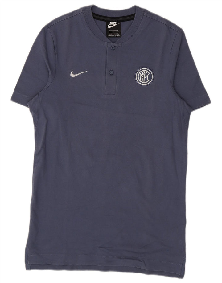 Nike Mens Inter Milan T-Shirt Top Small Blue Pamuk