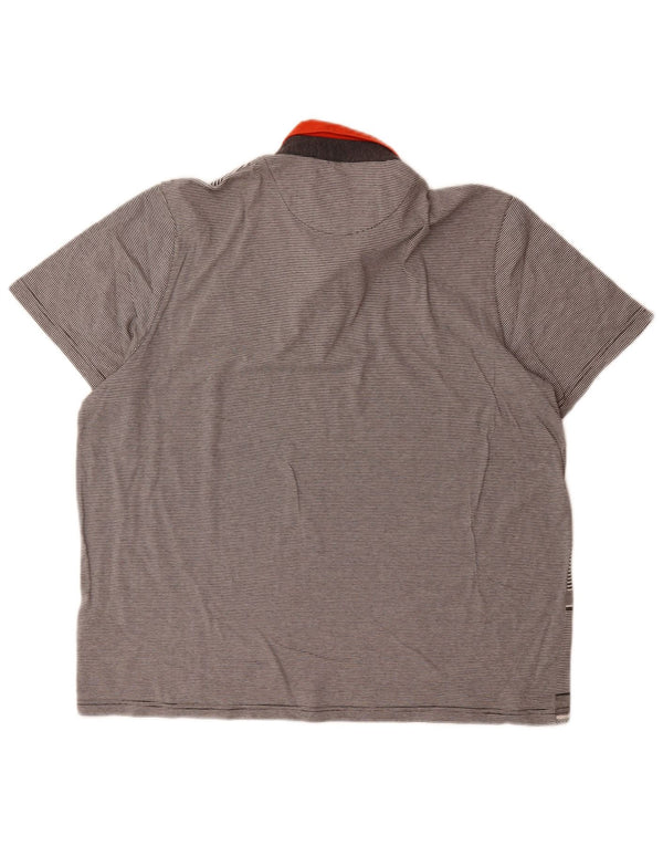 Ted Baker muška polo majica veličina 6 2XL pamuk na sive pruge