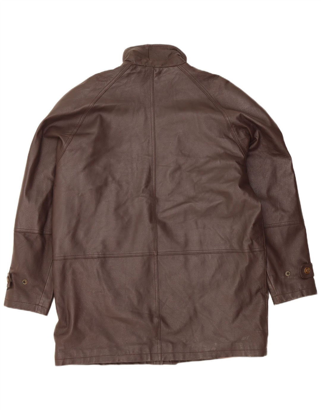 Vintage muška kožna jakna UK 40 velika smeđa koža