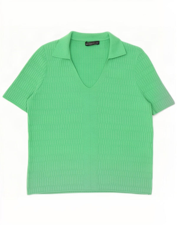Marks & Spencer ženska polo majica UK 16 velika zelena viskoza
