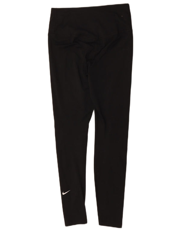 Nike ženske tajice UK 12 srednje crne poliesterske