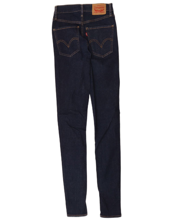 Levi's ženske Mile High super skinny traperice W25 L31 tamnoplavi pamuk