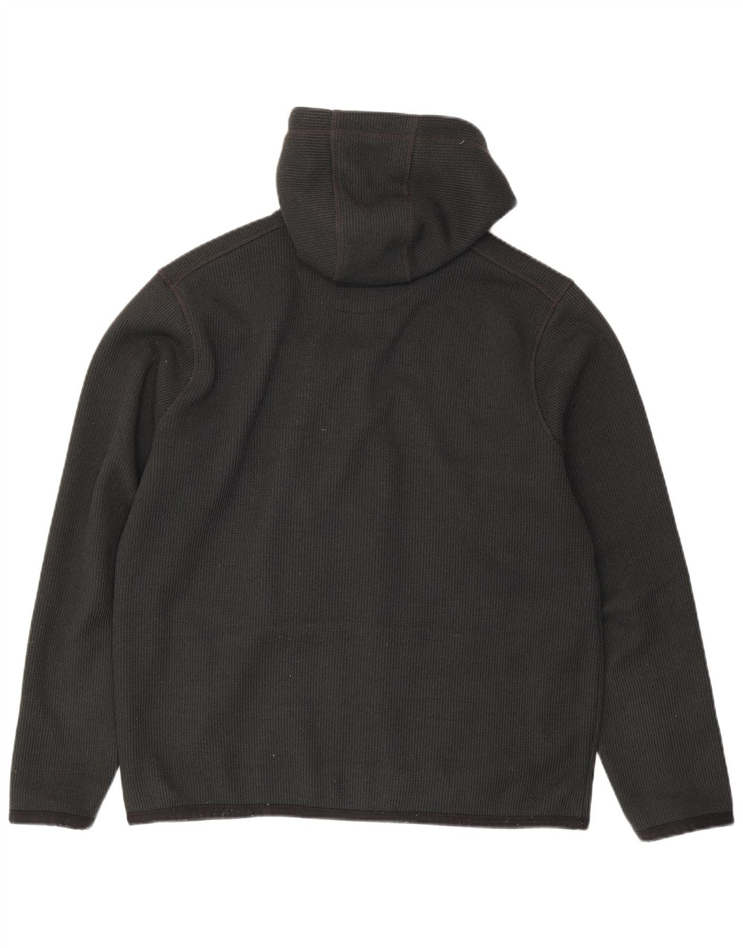 Veird Fish Muški pulover s kapuljačom na patentni zatvarač Veliki sivi poliester