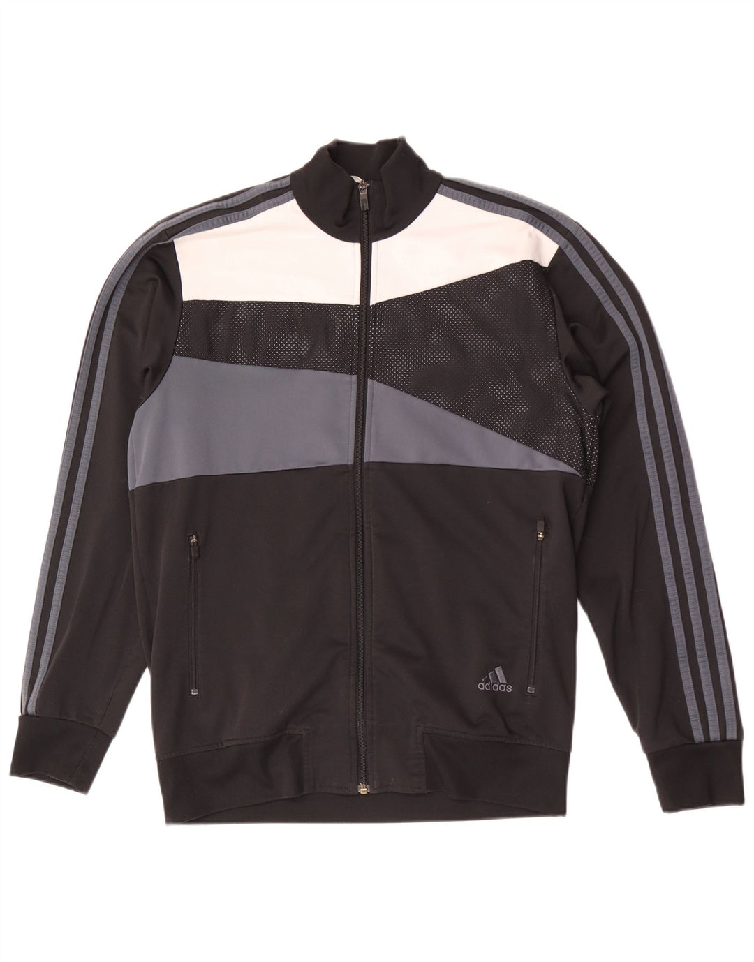 Adidas muška gornja jakna za trenirku UK 40/42 srednje crne boje