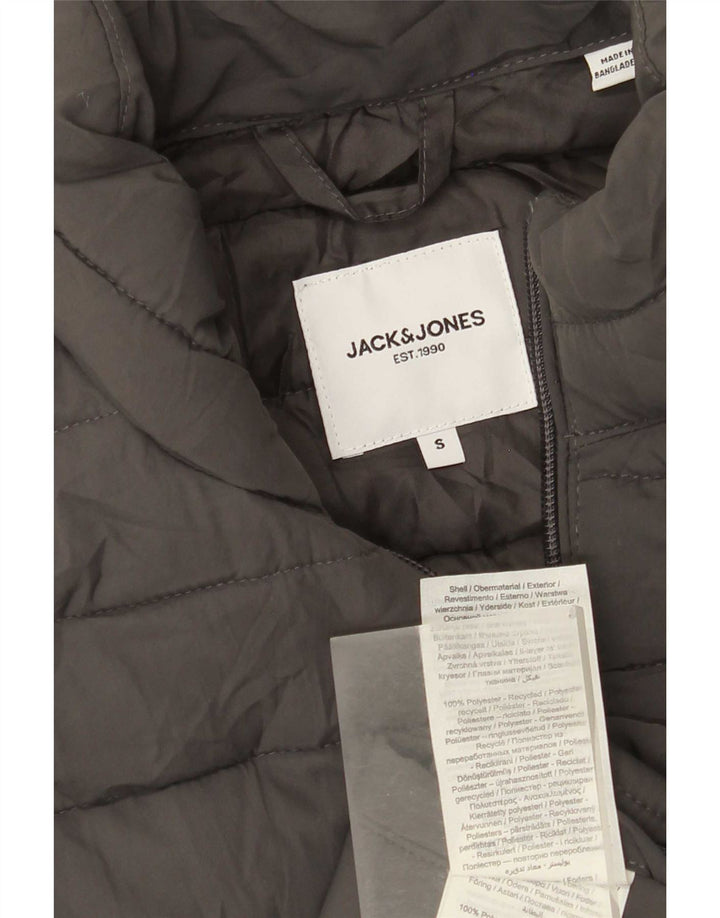 Jack & Jones muška podstavljena jakna UK 36 mala siva poliester