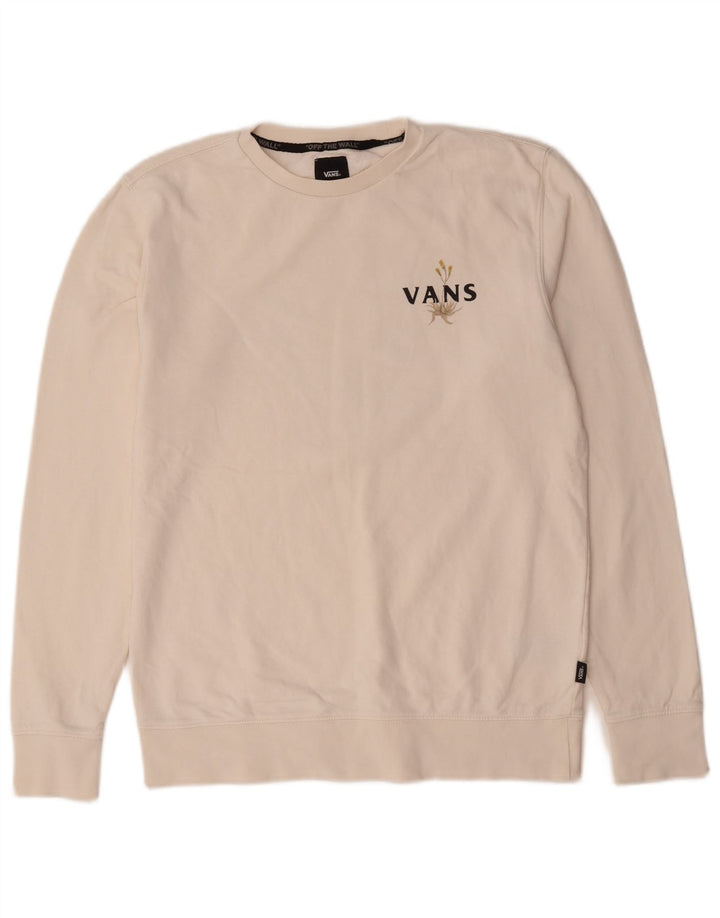 Vans Muška majica s grafičkim motivima Mali bijeli pamučni džemper