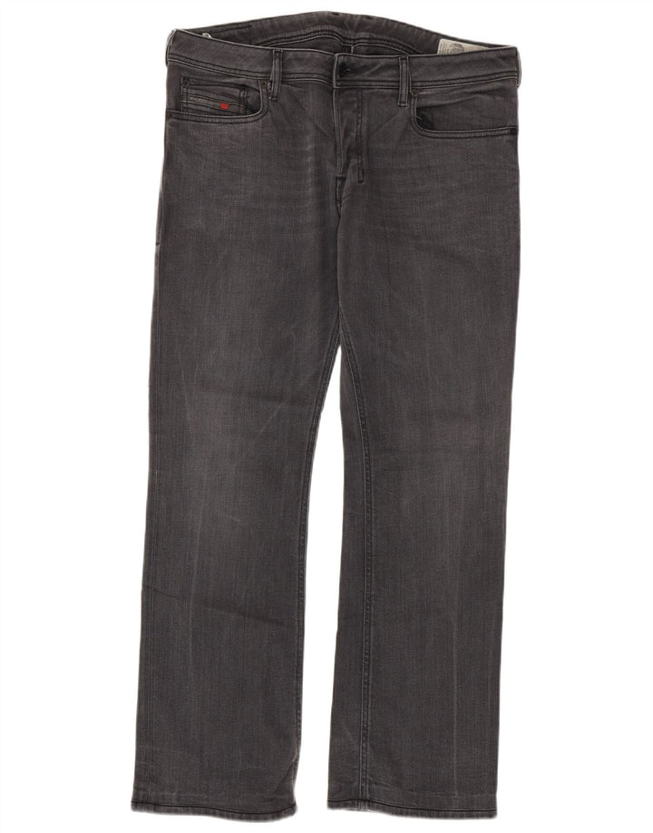 Diesel muške traperice Zatiny Regular Bootcut W34 L32 Sivi pamuk