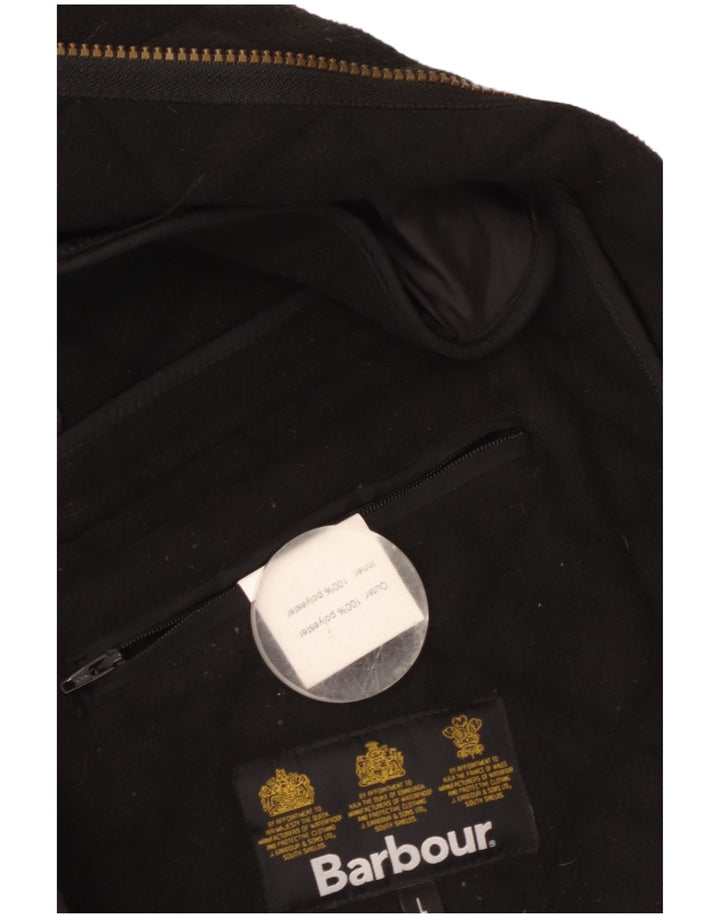 Barbour muška prošivena jakna UK 40 veliki crni poliester