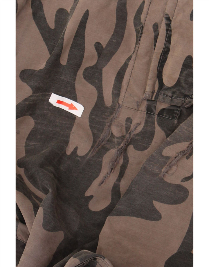 Schott muške kargo kratke hlače W34 velike smeđe kamuflažne boje