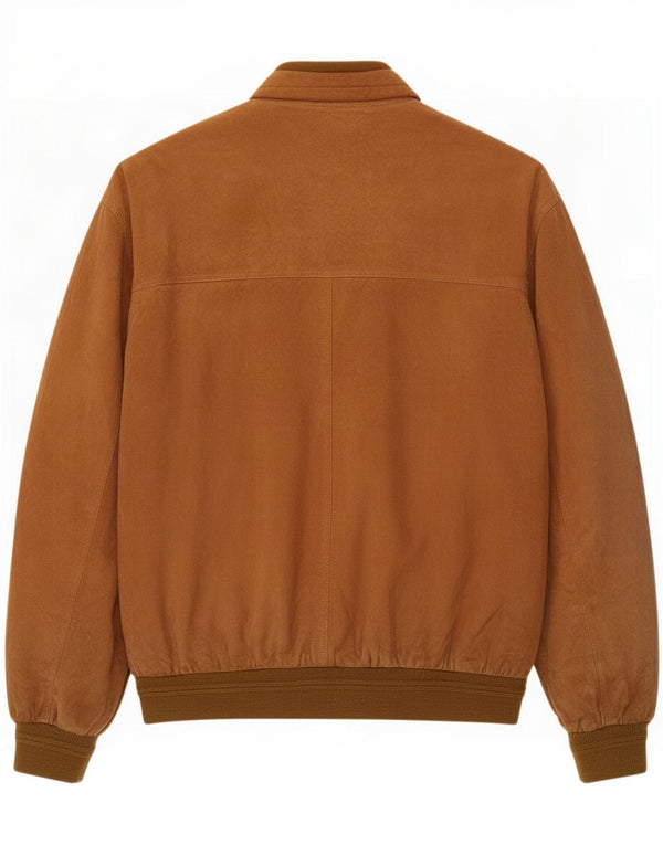 Vintage muška bomber jakna od brušene kože IT 58 4XL smeđa koža