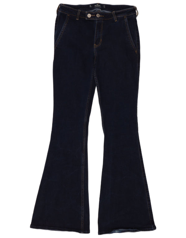 Hollister ženske vintage lepršave traperice US 5 srednje W27 L32 tamnoplave