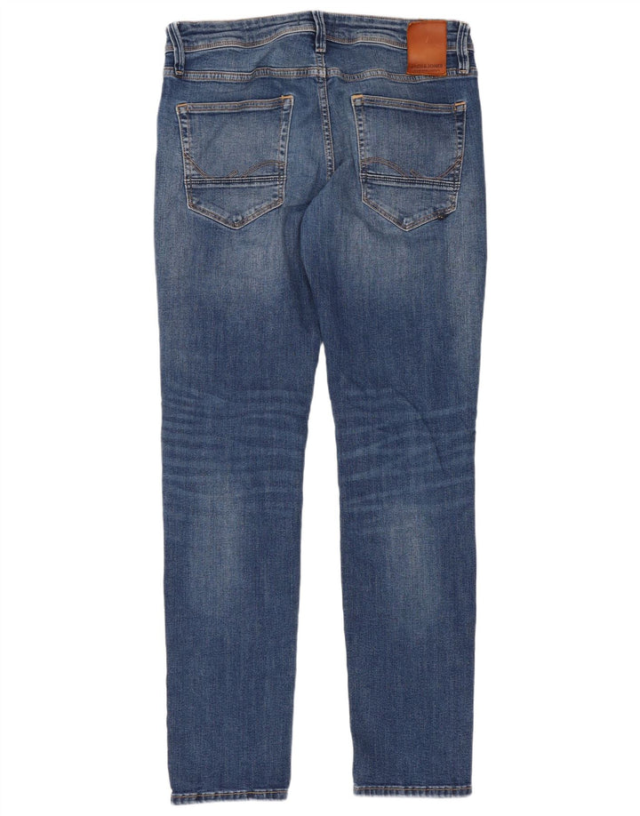 Jack & Jones muške uske traperice GLENN W32 L32 plavi pamuk
