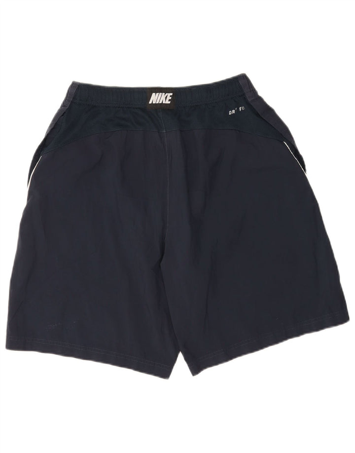 Nike Dri Fit sportske kratke hlače srednje tamnoplave boje od poliestera