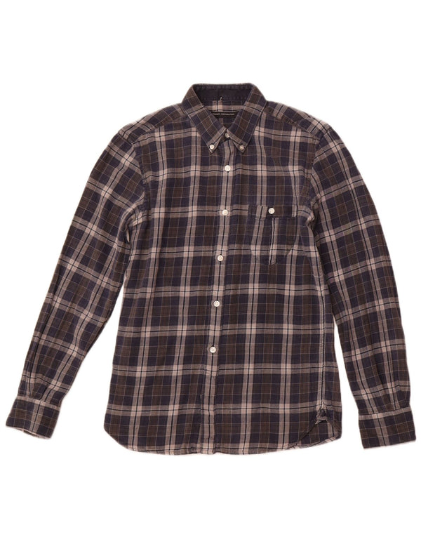 French Connection muška košulja od flanela XS tamnoplavi karirani pamuk