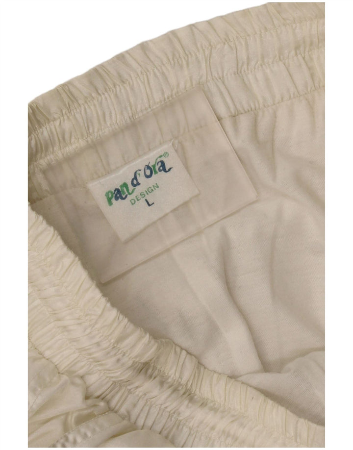 Pandora muške trenirke Hlače Joggers Large White Colourblock Poliamid