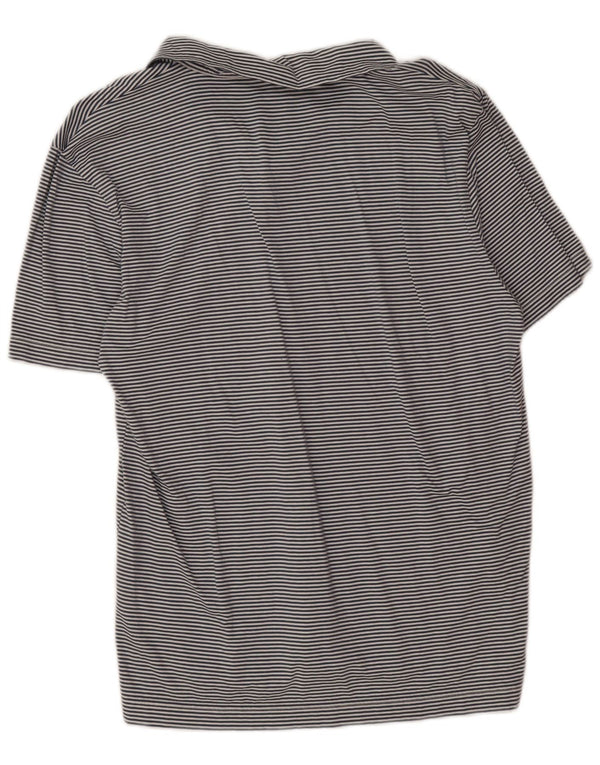 Reiss ženska polo majica UK 14 pamuk s velikim tamnoplavim prugama