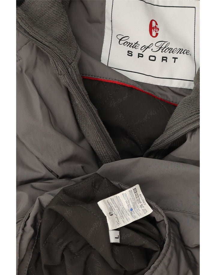 Conte of Florence muška bomber jakna UK 40 veliki sivi poliester