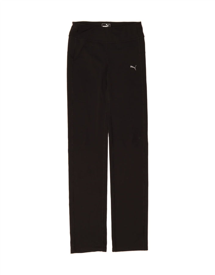 PUMA Womens Tracksuit Trousers UK 12 Medium Black Vintage Puma and Second-Hand Puma from Messina Hembry 