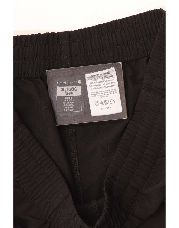 Sportske kratke hlače Carhartt za dječake 13-14 godina XL crni poliester