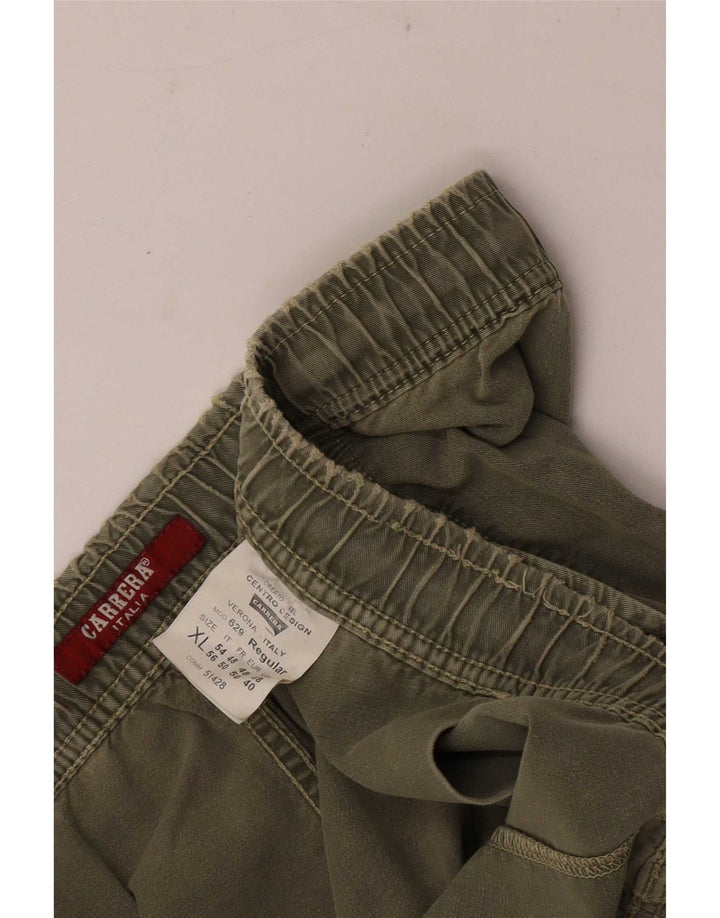 Carrera muške kratke hlače Regular Chino XL W38 kaki pamuk