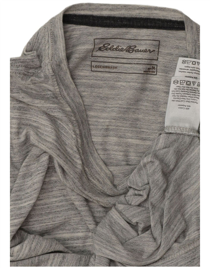 EDDIE BAUER Muška majica kratkih rukava, pamuk srednje sive pruge