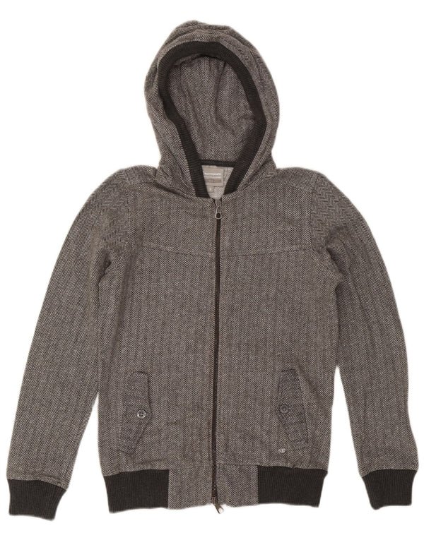 CHAMPION Ženski Heritage Fit pulover s kapuljačom s patentnim zatvaračem UK 10 Mali sivi