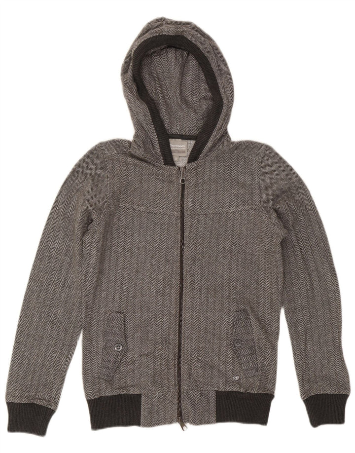 CHAMPION Ženski Heritage Fit pulover s kapuljačom s patentnim zatvaračem UK 10 Mali sivi