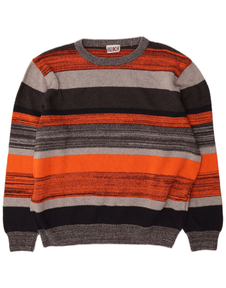 Roger Kent muški džemper s morskim izrezom UK 44 XL na više boja na pruge