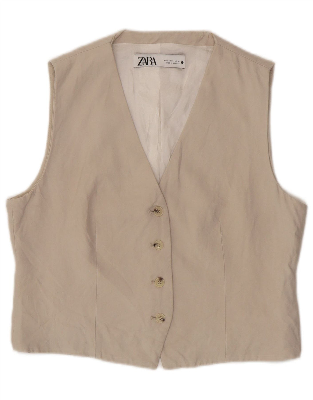 Zara ženski prsluk UK 14 Large Beige