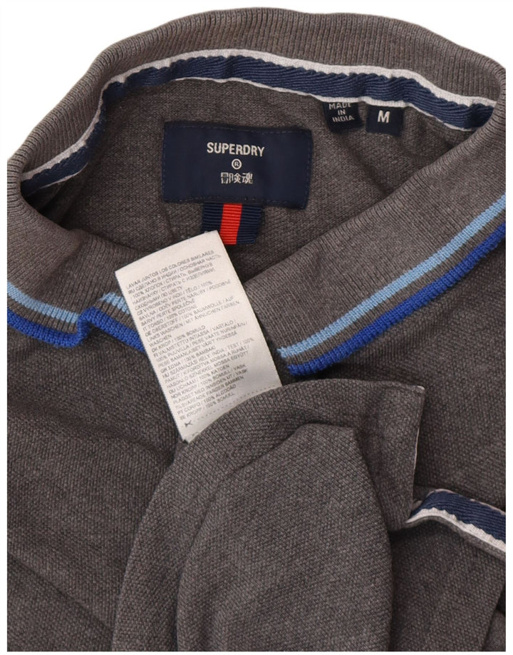 Superdry muška polo majica srednje sivi pamuk