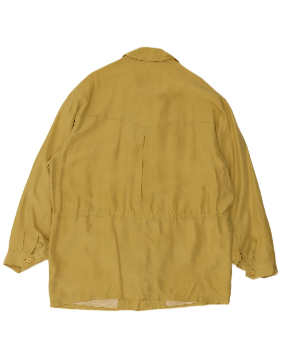 Vintage muška pomoćna jakna UK 44 2XL Žuta svila