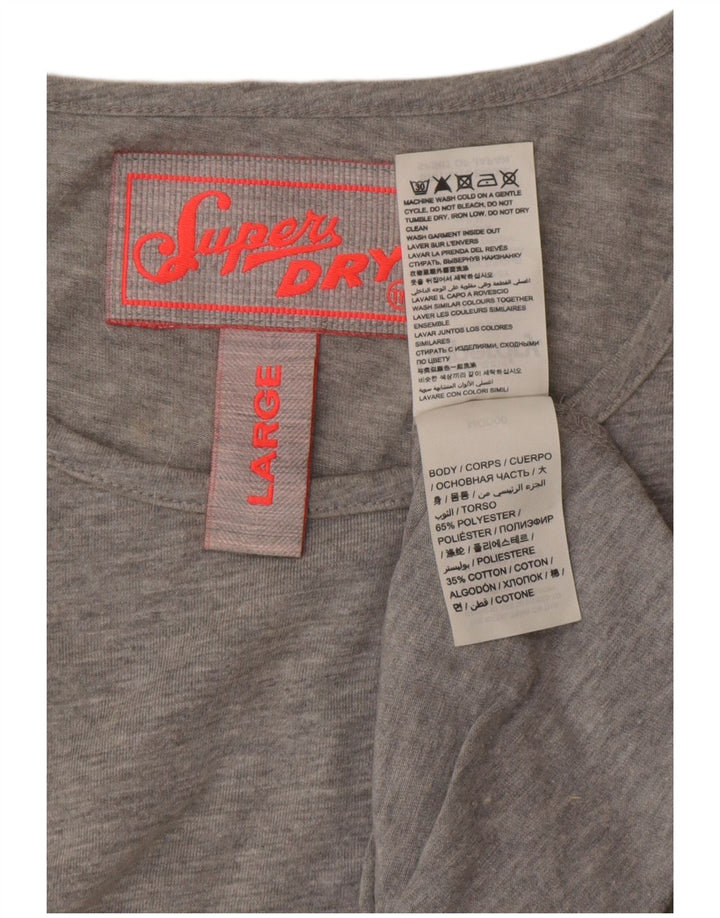 Superdry ženska plašt haljina bez rukava UK 14 veliki sivi poliester