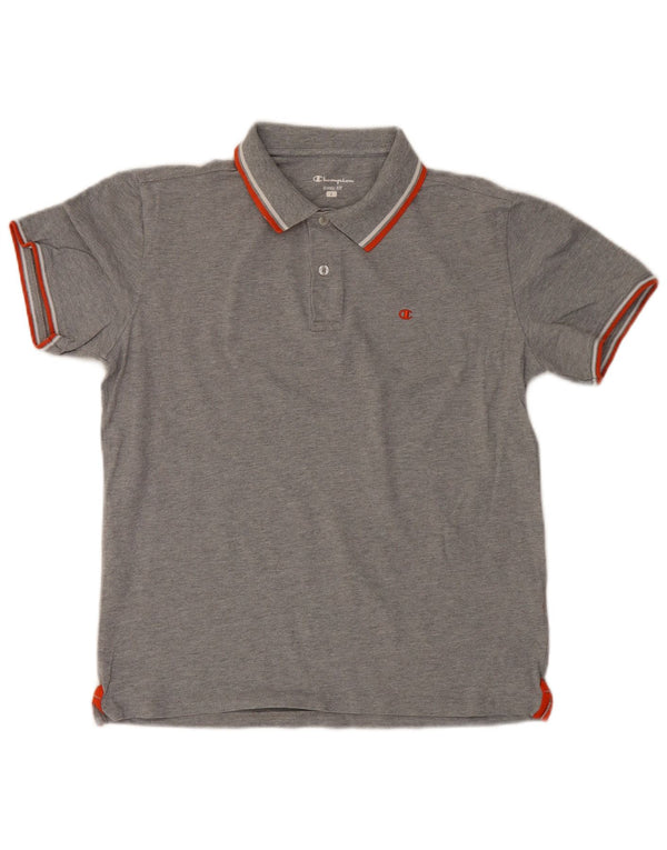 Champion muška Heritage Fit polo majica velika siva pamučna