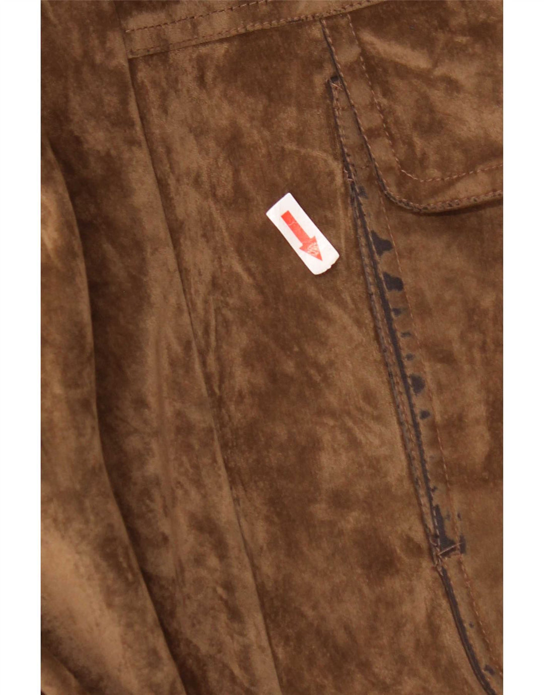 Vintage muška bomber jakna od velura IT 52 XL smeđa svila