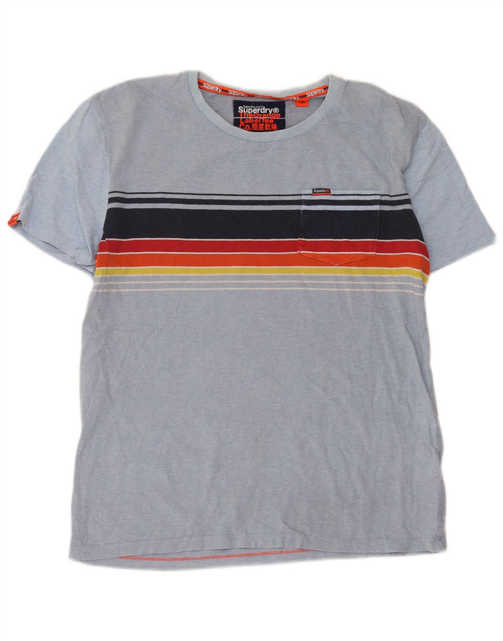 Superdry muška majica kratkih rukava Srednje pamuk na plave pruge