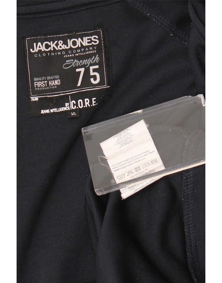 Jack & Jones muška trenirka Gornja jakna XL tamnoplavi poliester