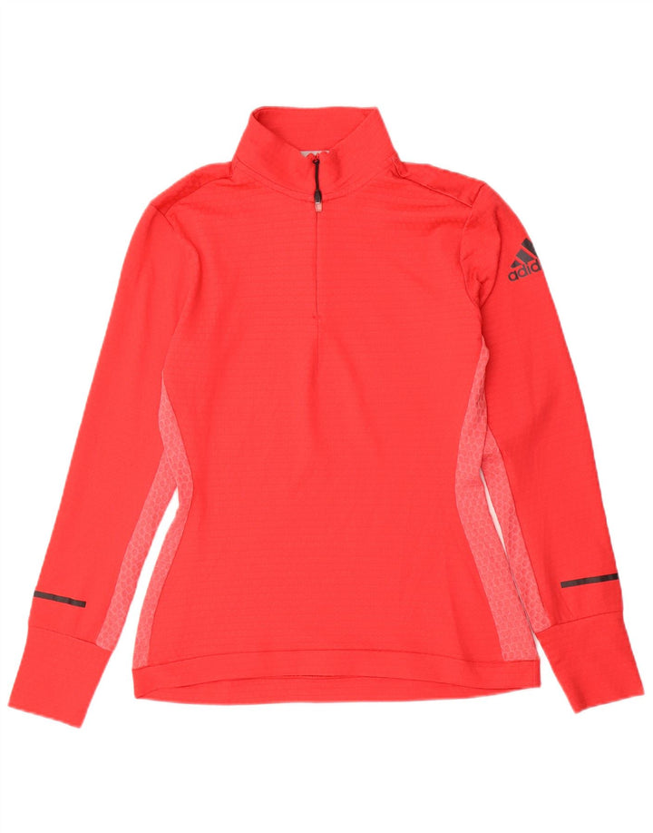 Adidas ženska trenirka s patentnim izrezom i gornji dio trenirke UK 12 srednje crvene boje