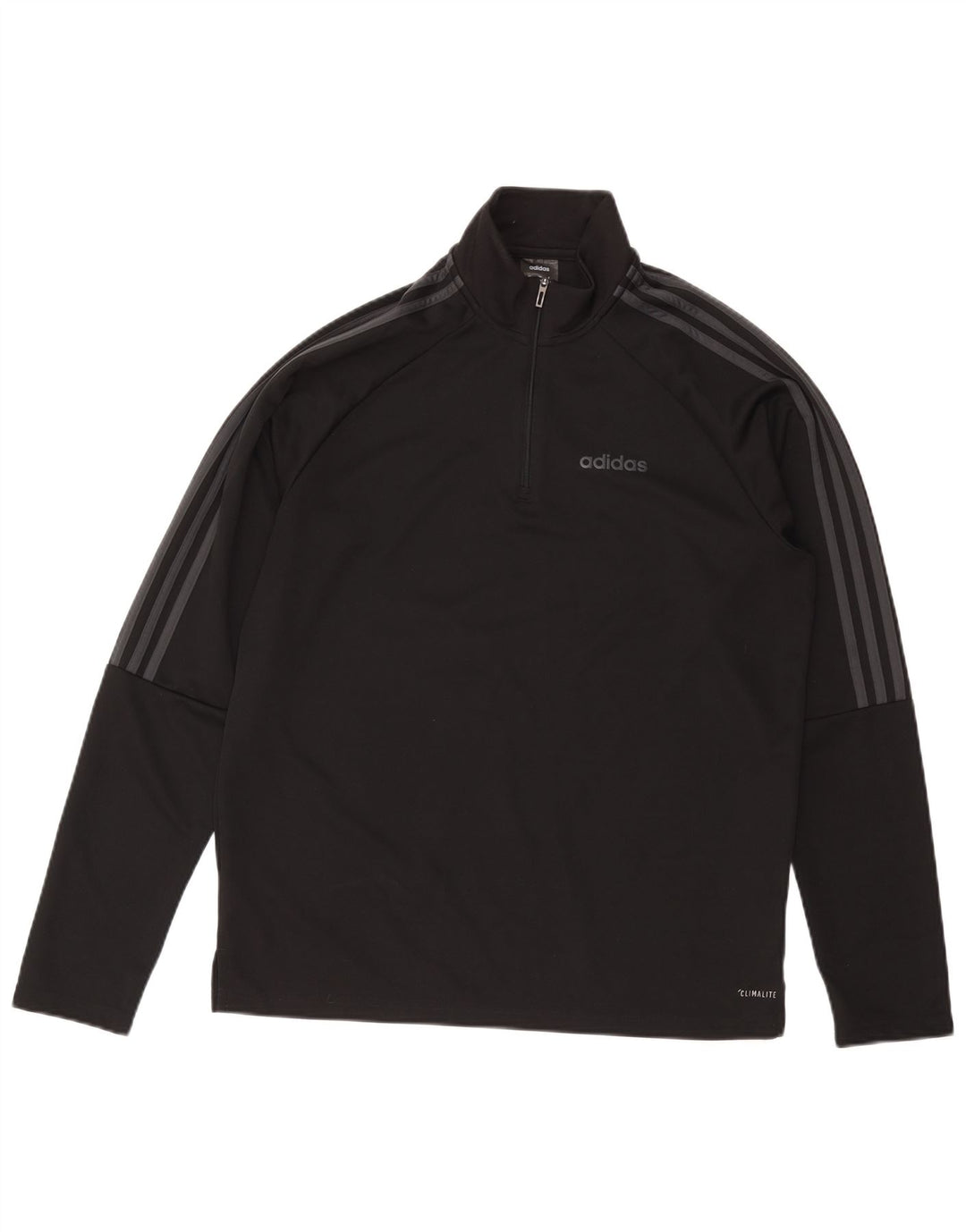 ADIDAS Muška trenirka Climalite Zip Neck Pulover Top Large Black