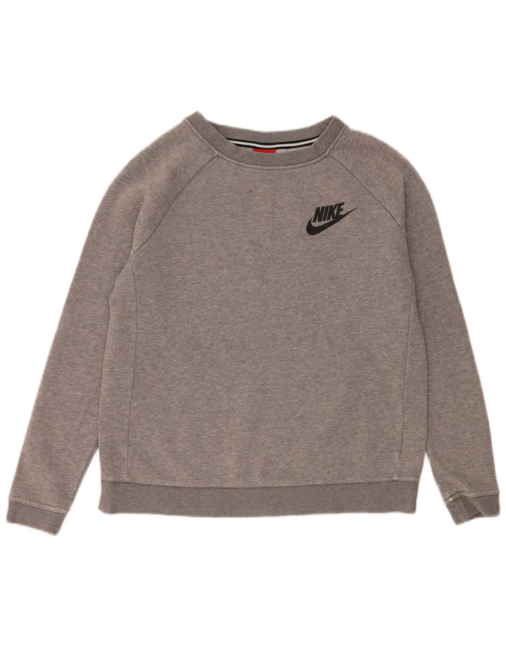 Nike ženska majica prekomjerne veličine UK 10 Mali sivi pamuk