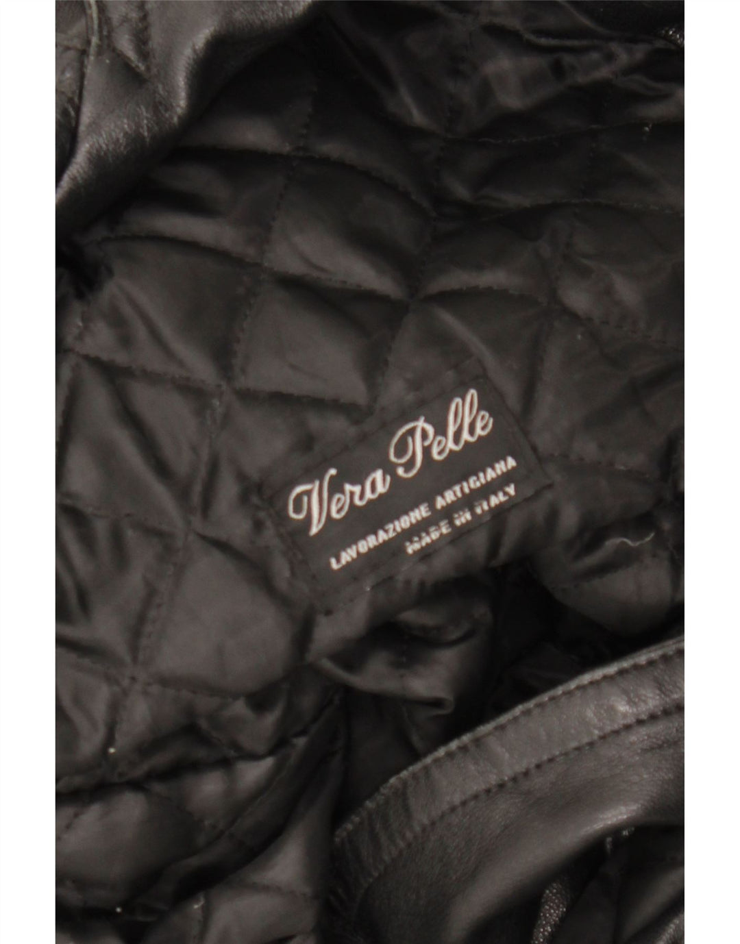 LAVORAZIONE ARTIGIANA Ženski kaput UK 12 Srednja crna koža