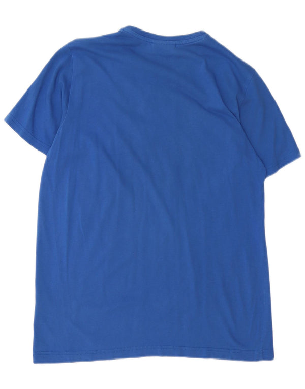 Nike Mens Calcio Graphic T-Shirt T-Shirt Top Small Blue Pamuk