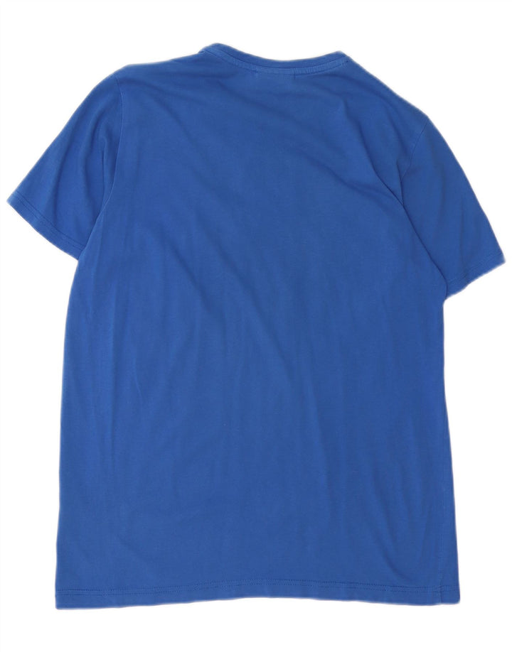 Nike Mens Calcio Graphic T-Shirt T-Shirt Top Small Blue Pamuk