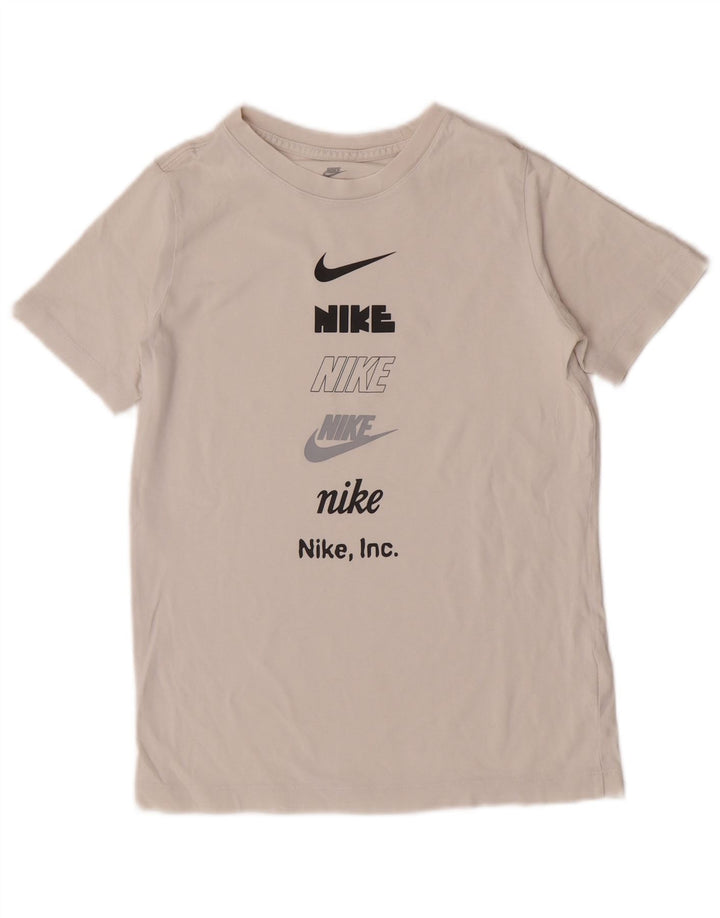 Nike Boys Graphic T-Shirt Top 12-13 Years Large White