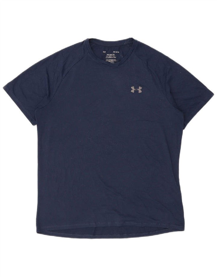 UNDER ARMOUR Muška majica kratkih rukava Srednji tamnoplavi poliester